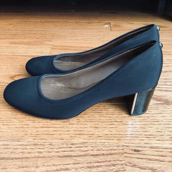 DONALD PLINER Corin Mid Block Heel Black Pump Women’s Size 7 (37.5) - Picture 8 of 10